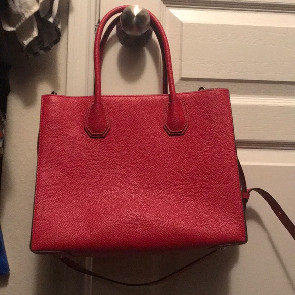 Red Michael Kors Purse - Picture 4 of 8